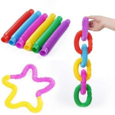 Развивающая сенсорная детская игрушка pop tube антистресс
